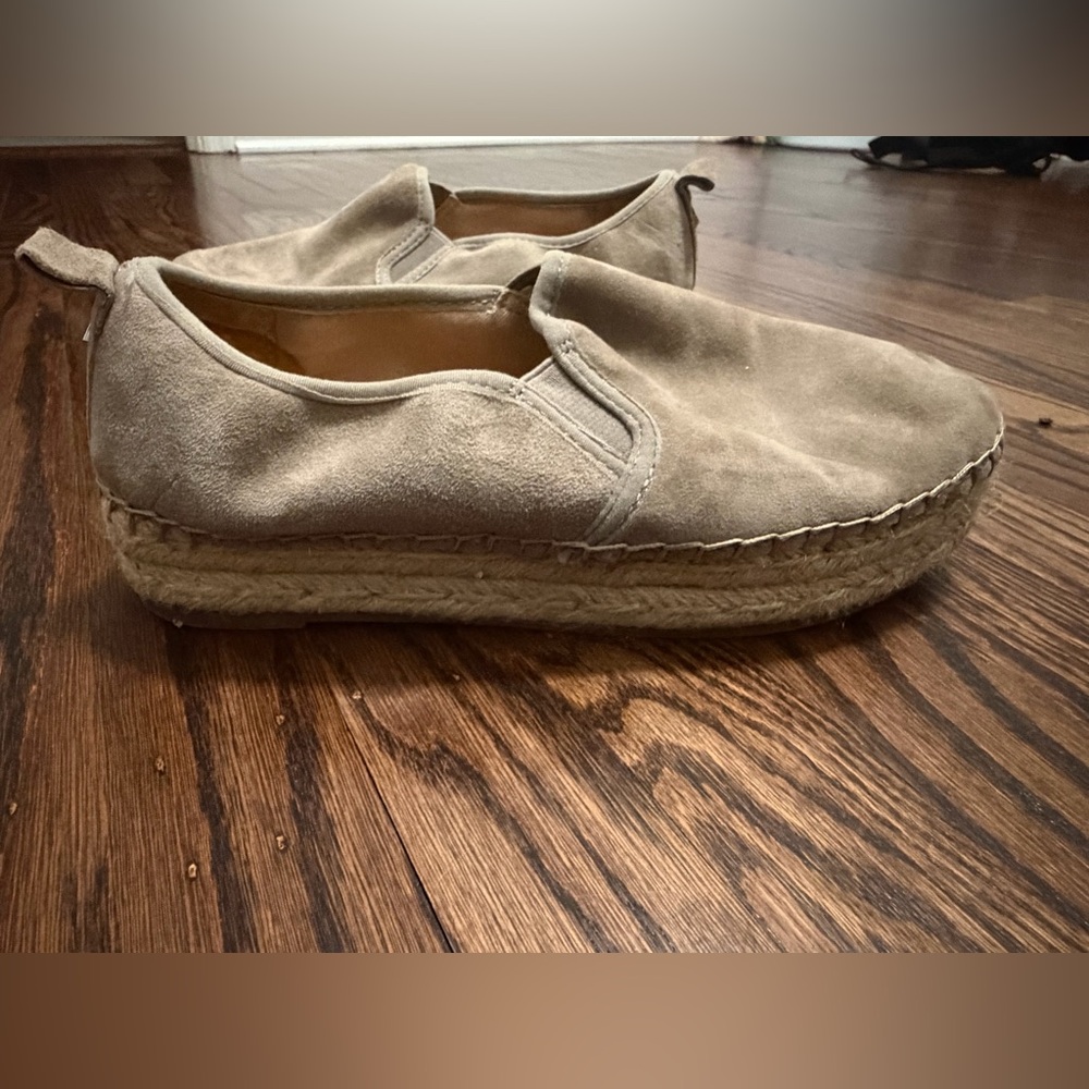Sam Edelman tan espadrille slip on flats shoes, size 7.5 - Picture 6 of 7